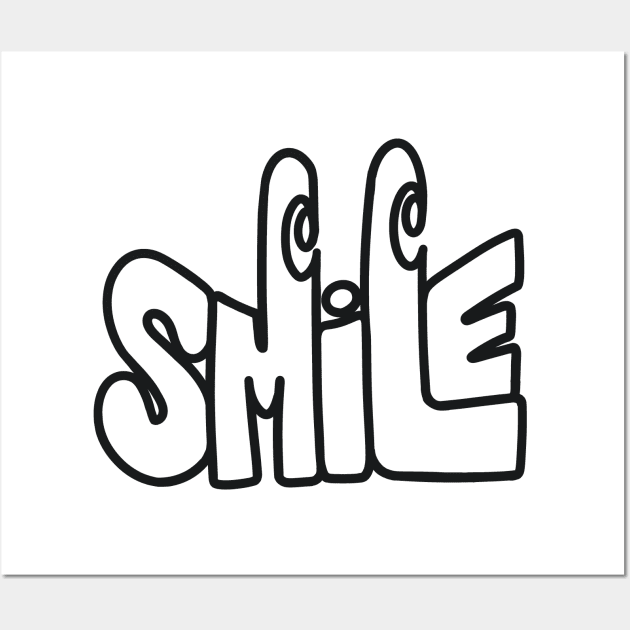 Classic Smile Wall Art by mongdrawings